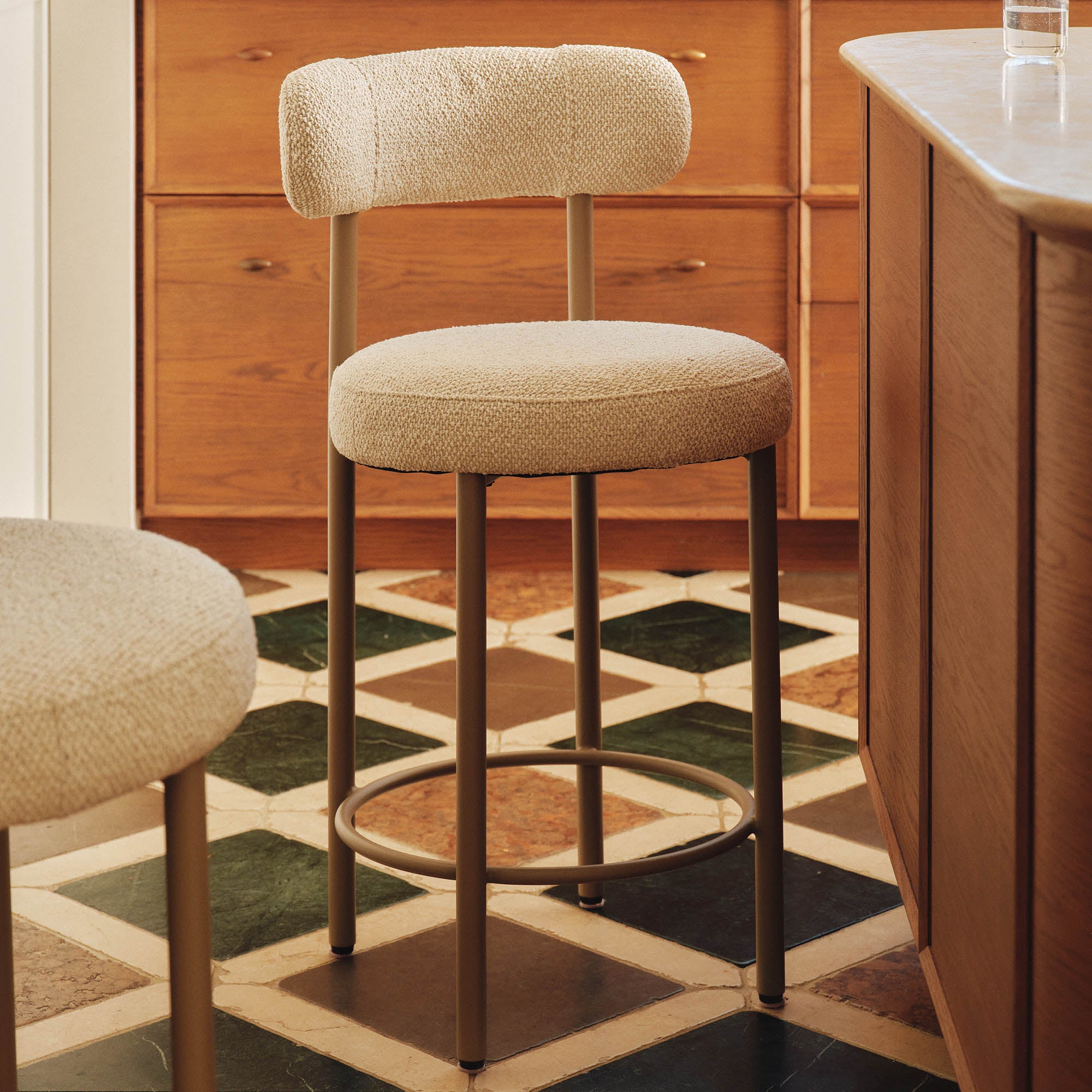 Franco Bar Stool Fog Taupe