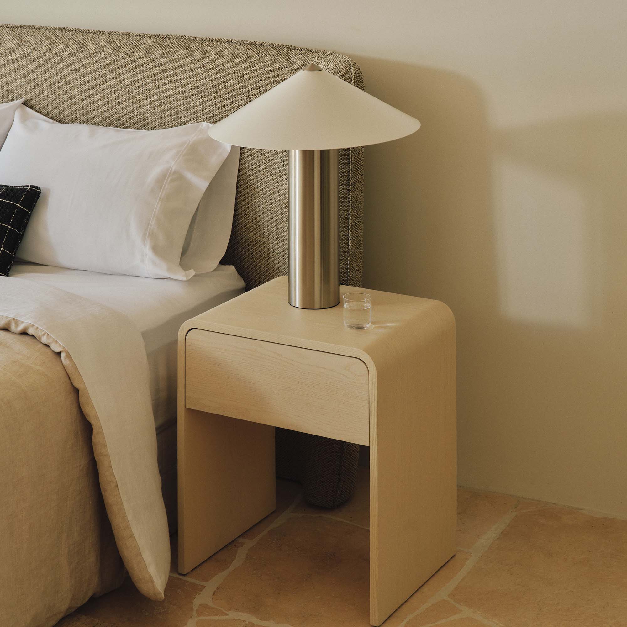 Aiko Table Lamp Silver