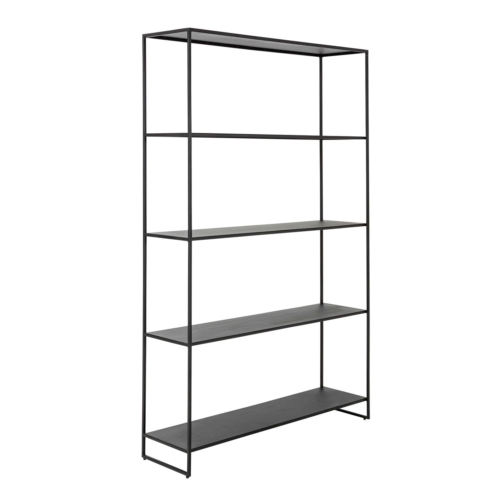 Perry Floor Shelf Black / 182 x 111 x 31 cm